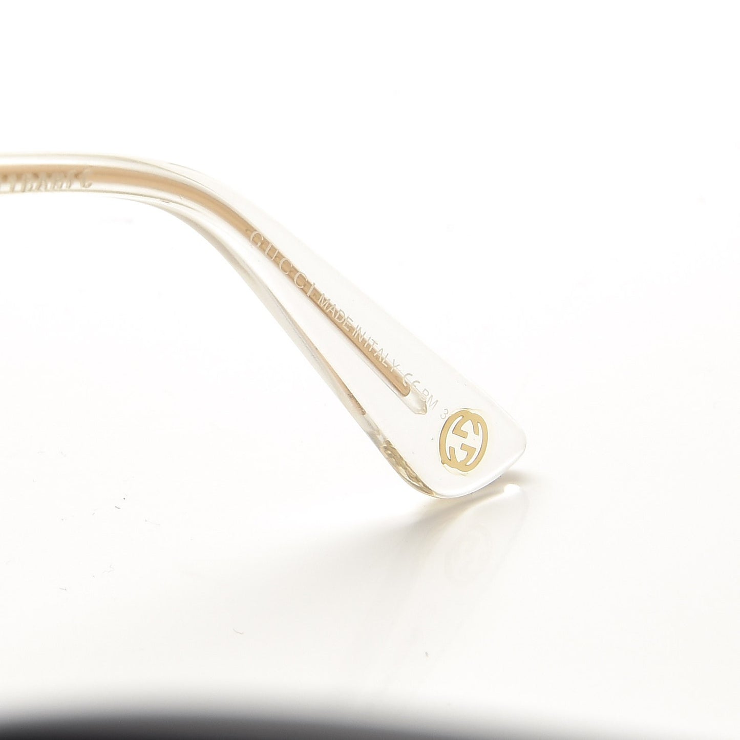 Crystal Bamboo Cat Eye GG 3771/N/S Sunglasses Gold