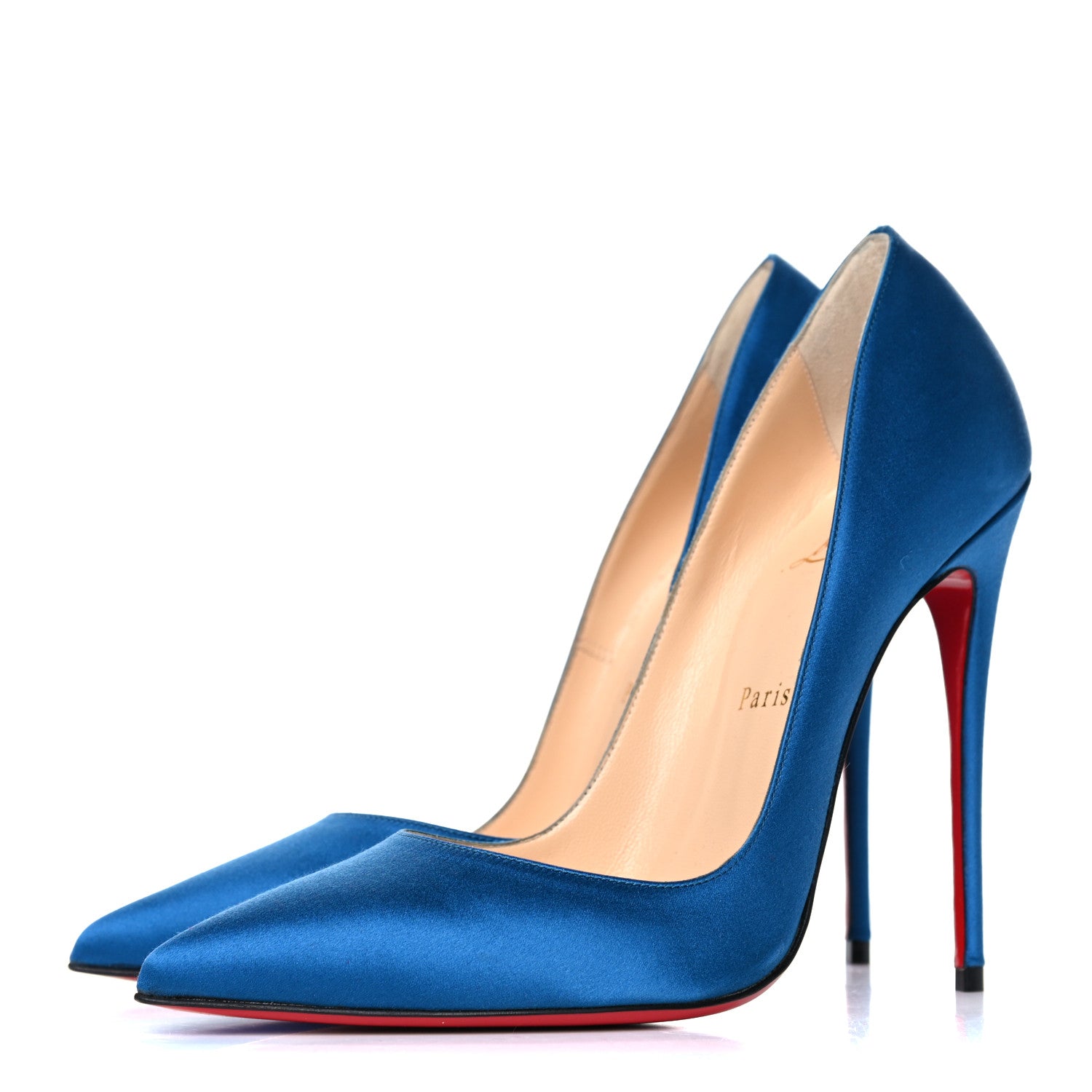 Christian Louboutin Satin So Kate 120 Pumps 39 Positano 3 of 14
