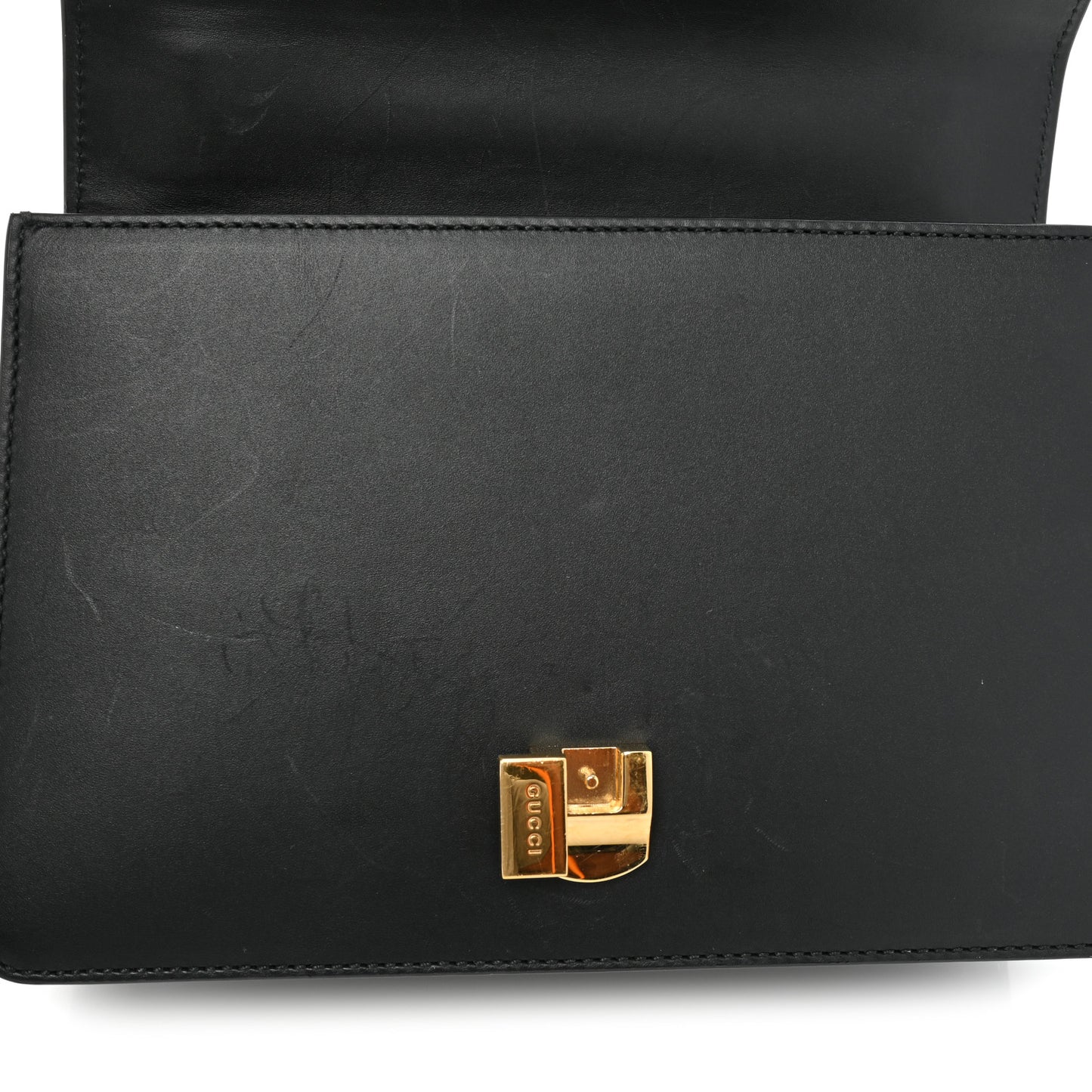 Calfskin Small Sylvie Shoulder Bag Black