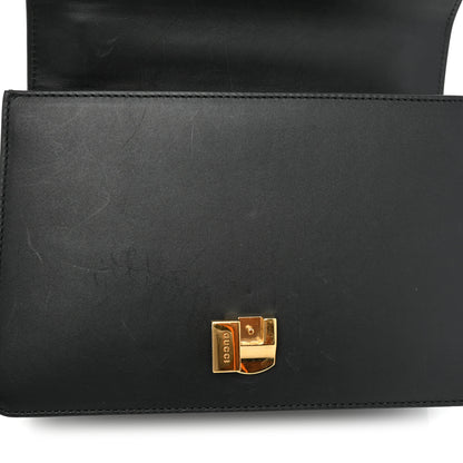 Gucci Calfskin Small Sylvie Shoulder Bag Black 12 of 14