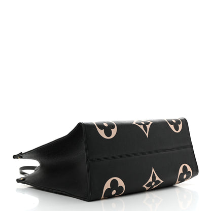 Louis Vuitton Empreinte Monogram Giant Onthego GM Black Beige 4 of 11