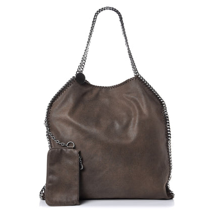 Stella McCartney Shaggy Deer Big Falabella Tote Brown 1 of 8