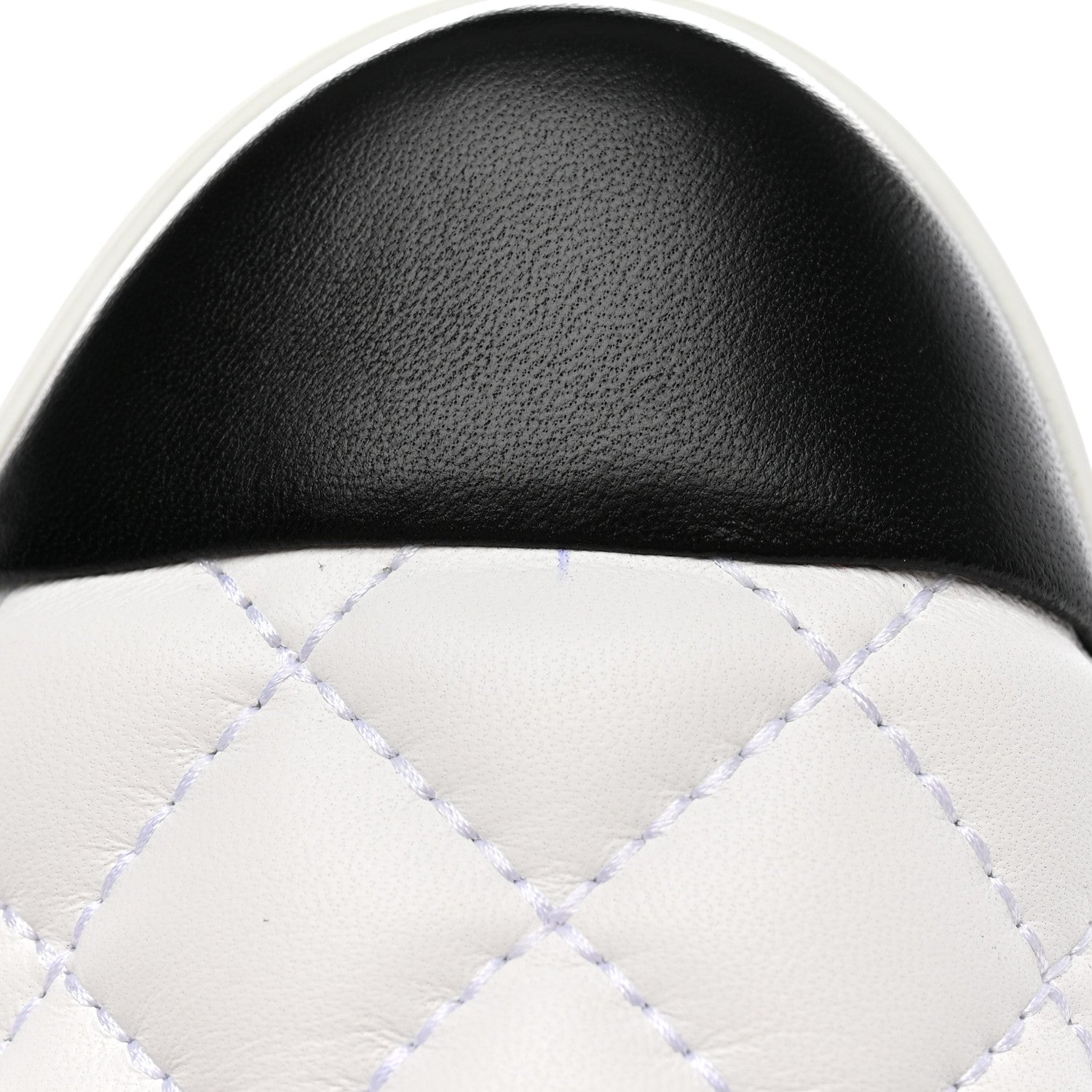 Chanel Lambskin Quilted Womens CC Stroll Sneakers 40 White 11 of 18