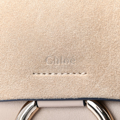 Chloe Calfskin Suede Medium Faye Shoulder Bag Motty Grey 8 of 11