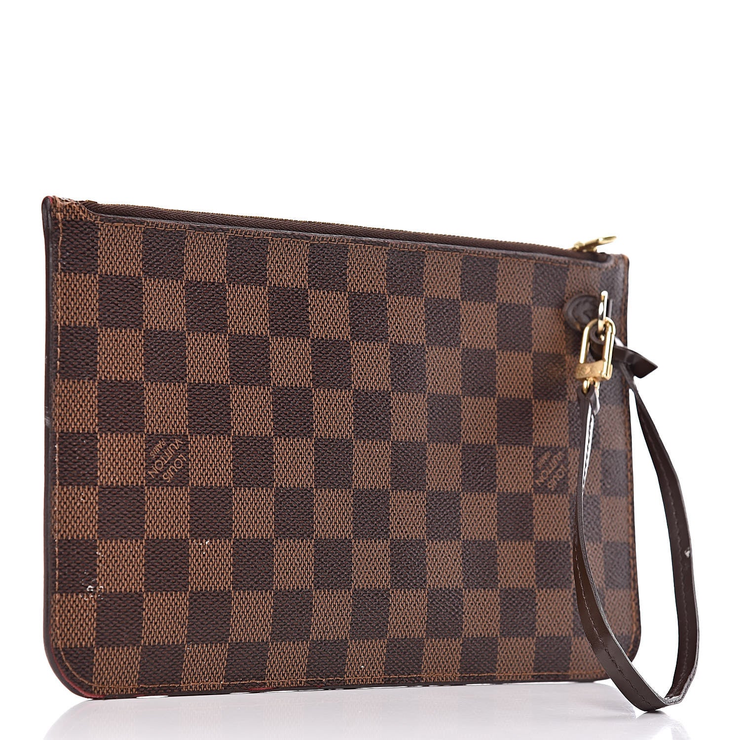 Louis Vuitton Damier Ebene Neverfull MM GM Pochette 3 of 17