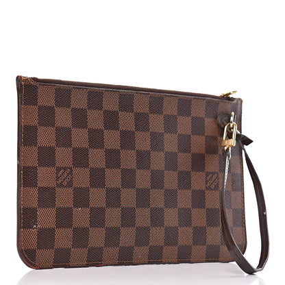 Louis Vuitton Damier Ebene Neverfull MM GM Pochette 3 of 17