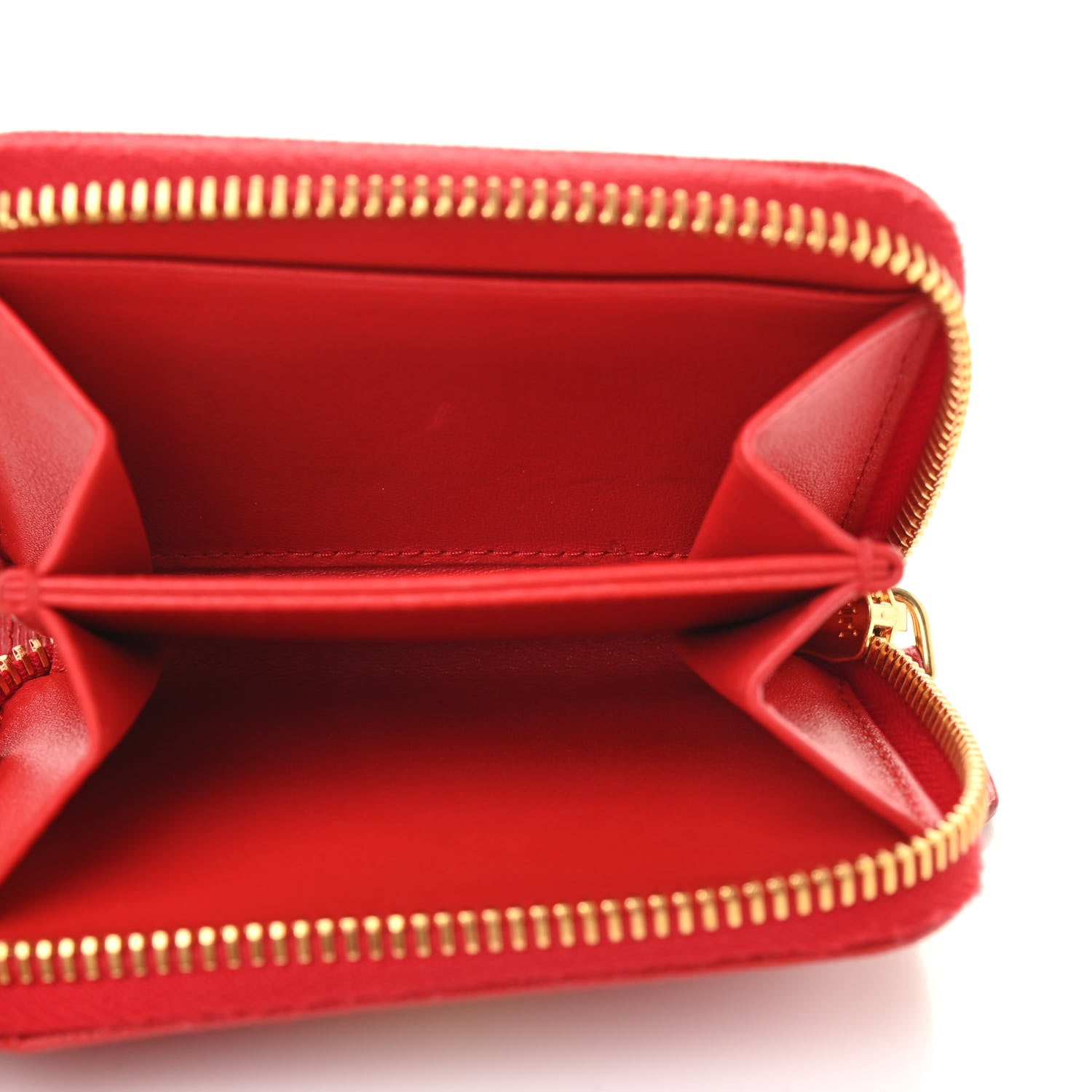 Prada Vitello Move Metal Coin Purse Lacca 5 of 6