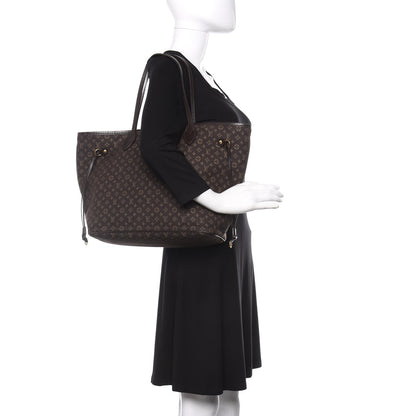 Louis Vuitton Monogram Idylle Neverfull MM Fusain 2 of 14
