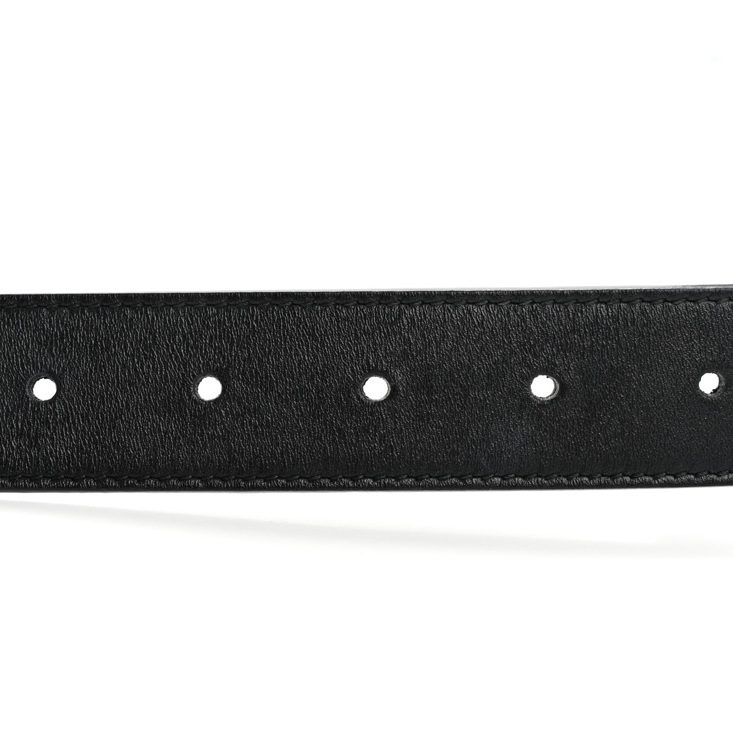 Gucci Calfskin Double G 30mm Belt 80 32 Black 3 of 5