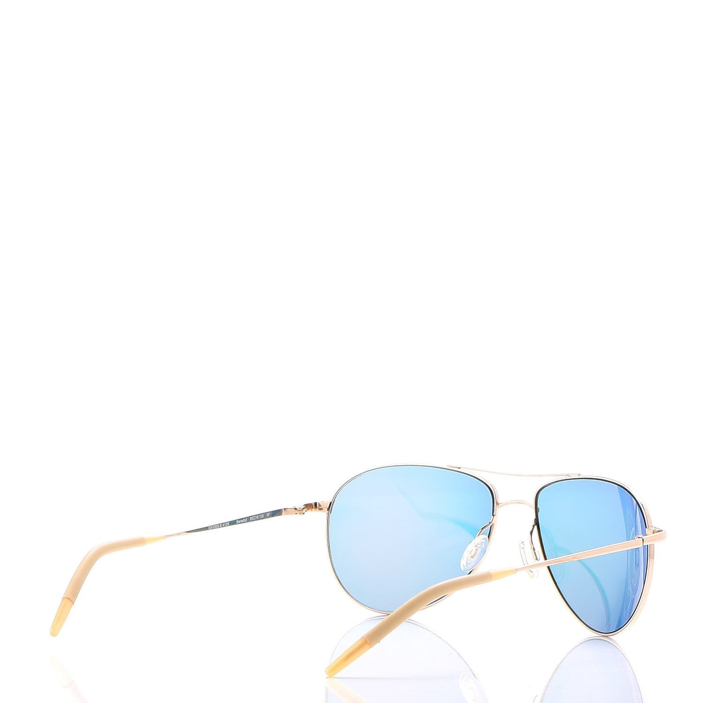 Photochromic Glass Benedict 59 Aviator Sunglasses Gold