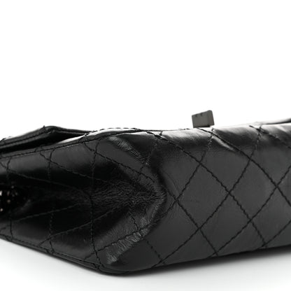 Chanel Aged Calfskin Quilted 2.55 Reissue Mini Flap So Black 8 of 10
