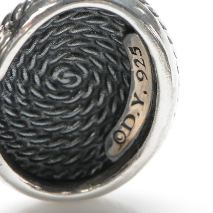 David Yurman Sterling Silver 37mm Cable Coil Cuff 4 of 5