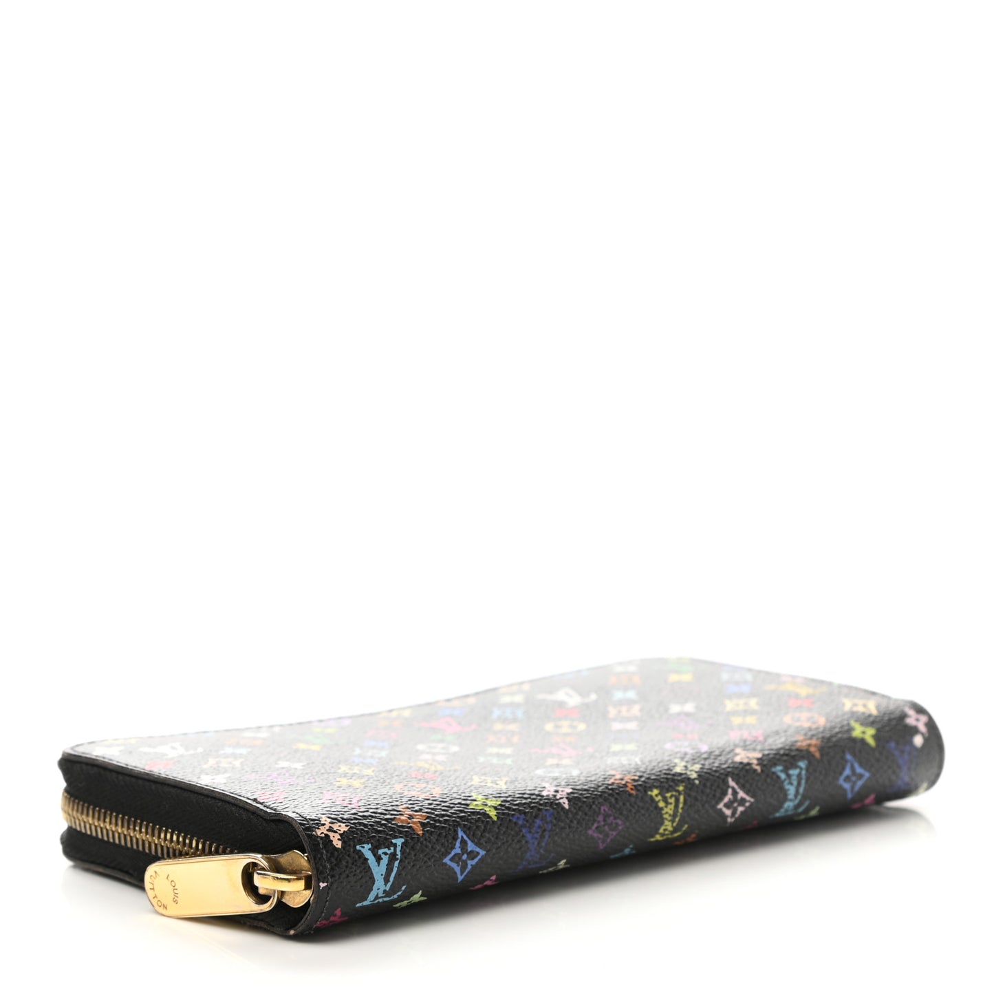 Monogram Multicolor Zippy Wallet Black Violet