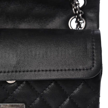 Chanel Iridescent Calfskin Quilted 2.55 Reissue 224 Flap Black 10 of 18