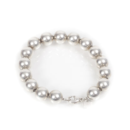 Tiffany Sterling Silver 10mm HardWear Ball Bracelet 1 of 4