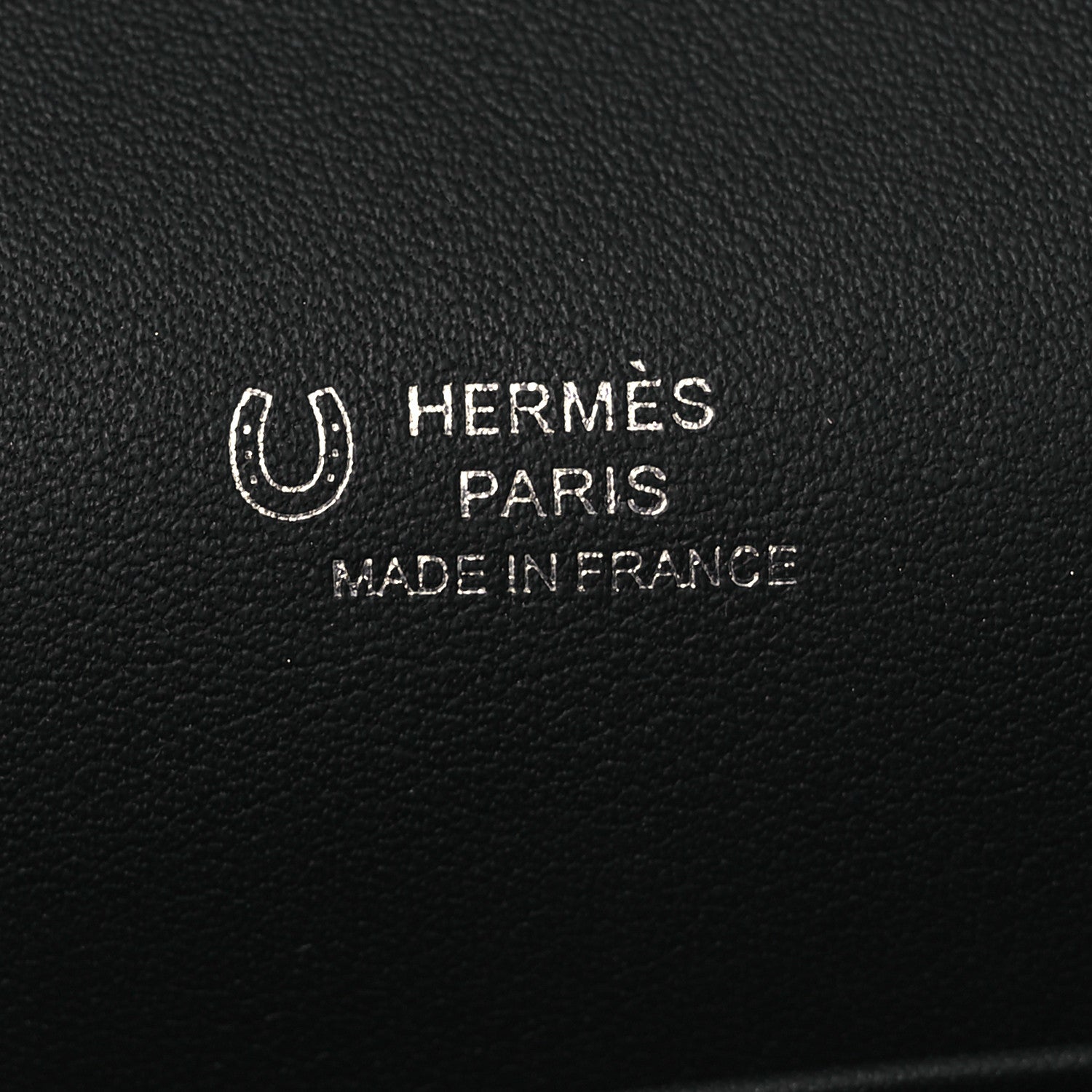 Hermes Swift Horseshoe Kelly Pochette Clutch Craie Black 6 of 12
