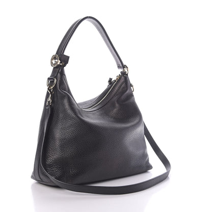 Gucci Pebbled Calfskin Small Miss GG Hobo Black 3 of 10