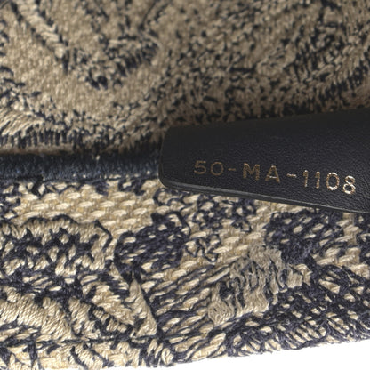 Christian Dior Canvas Embroidered Large Dioriviera Toile De Jouy Book Tote Blue 7 of 17