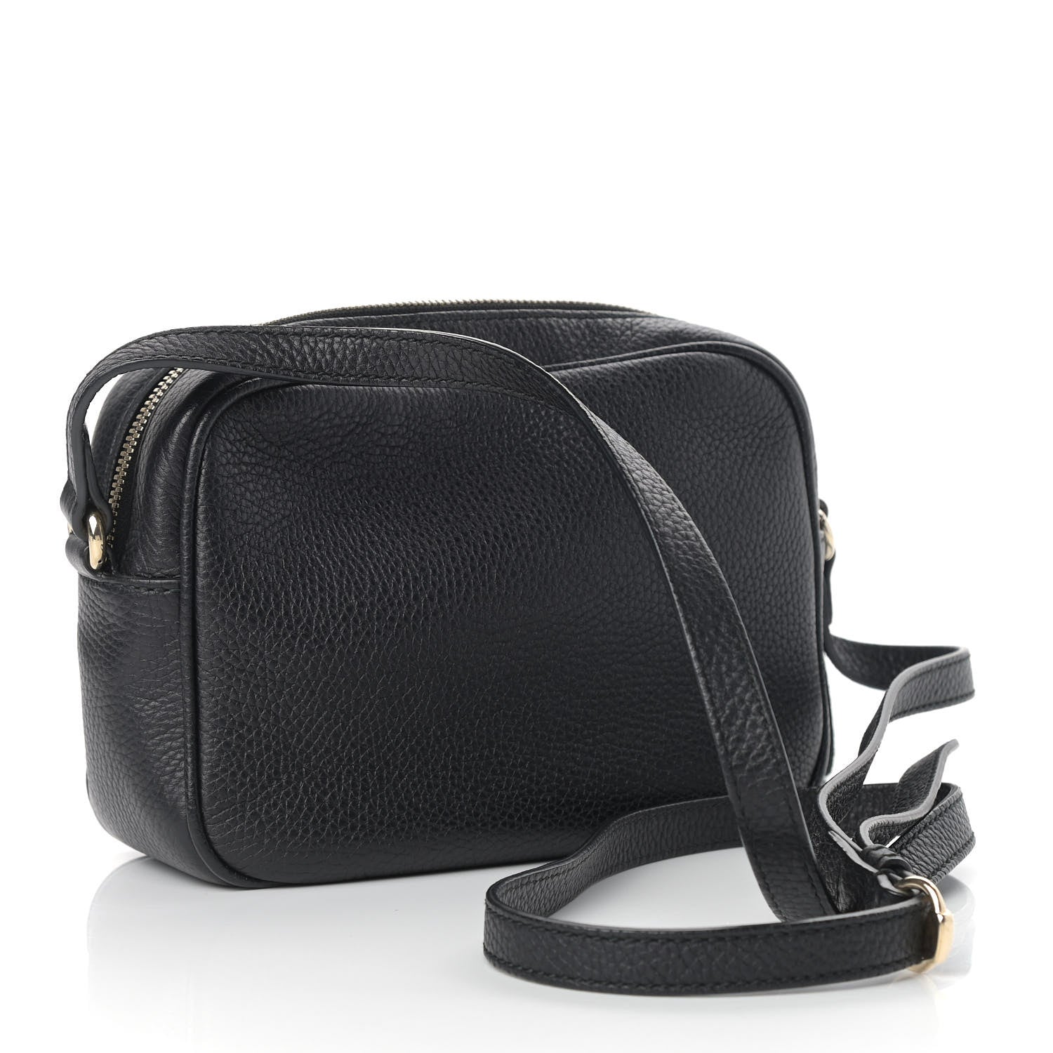 Gucci Pebbled Calfskin Small Soho Disco Bag Black 3 of 12