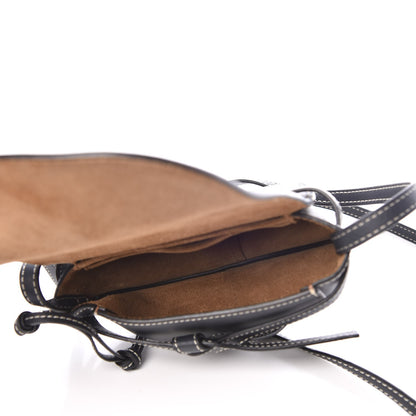Loewe Grained Calfskin Mini Gate Crossbody Bag Navy 5 of 7