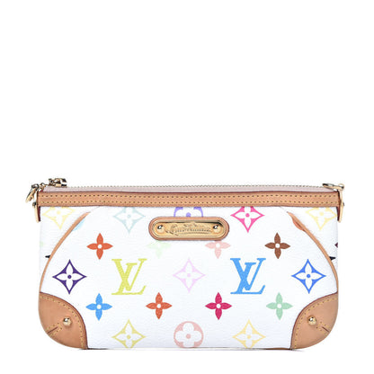 Louis Vuitton Monogram Multicolor Pochette Milla MM White 1 of 7