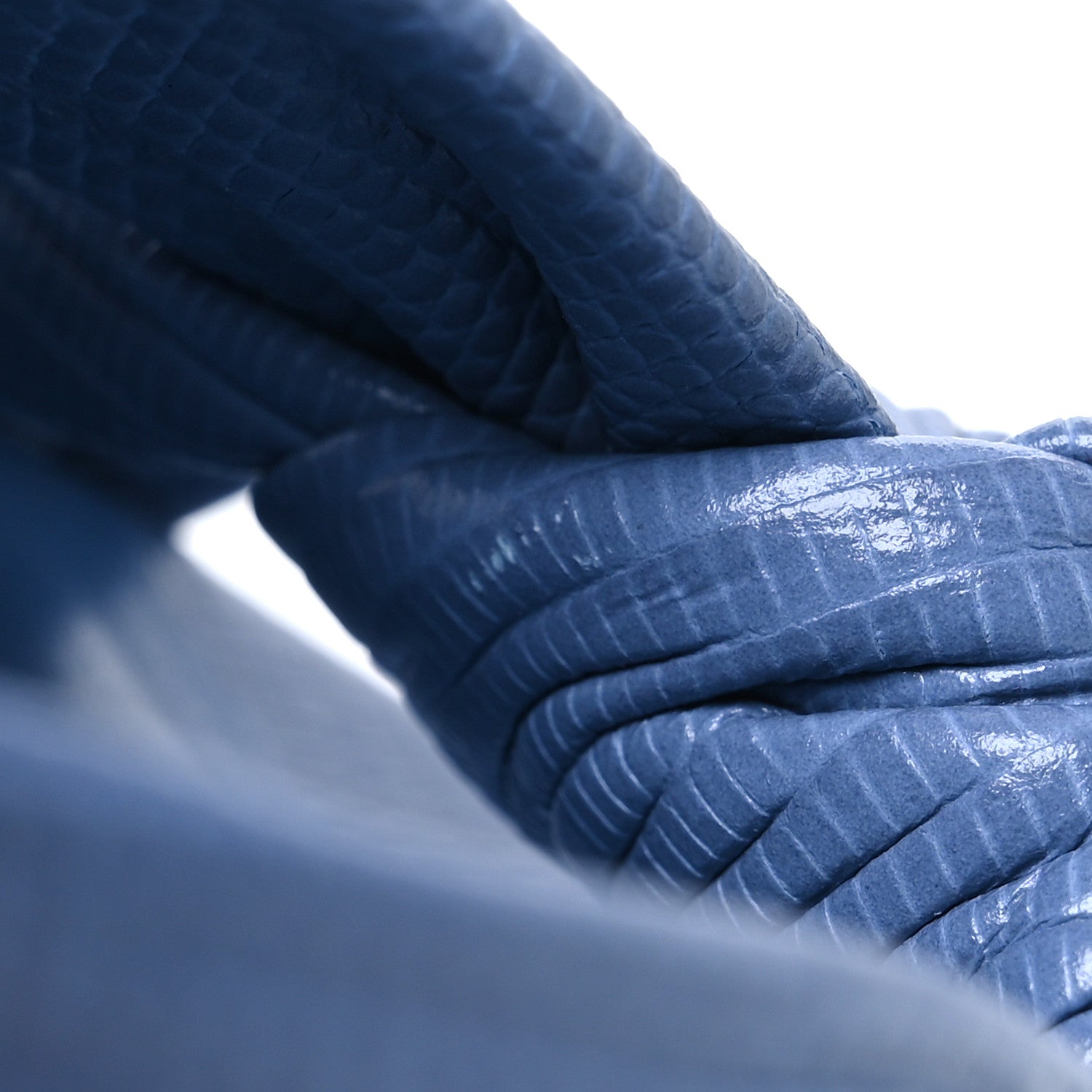 Jimmy Choo Nappa Embossed Lizard Avenue 50 Mules 37 Denim 11 of 12