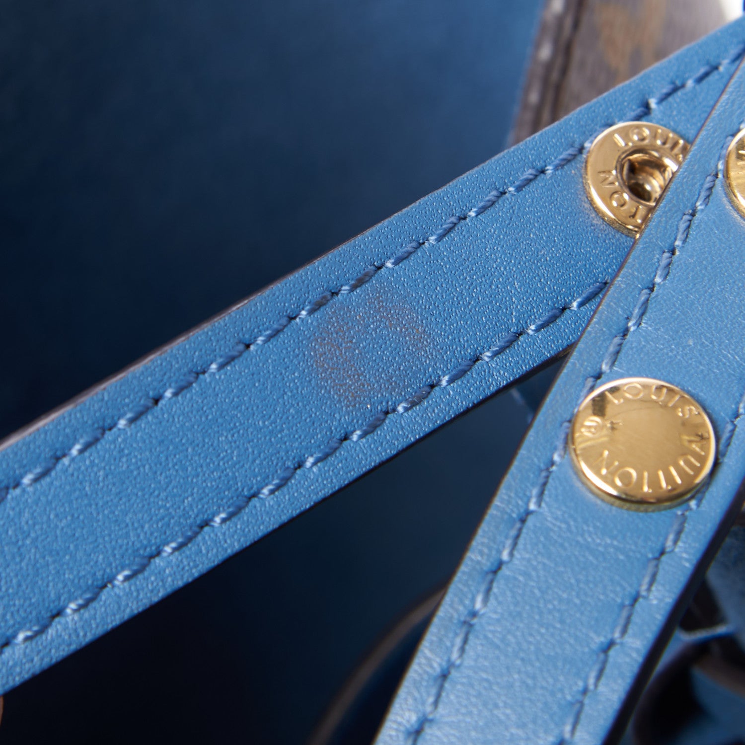Louis Vuitton Monogram Neonoe MM Blue Jean 8 of 8