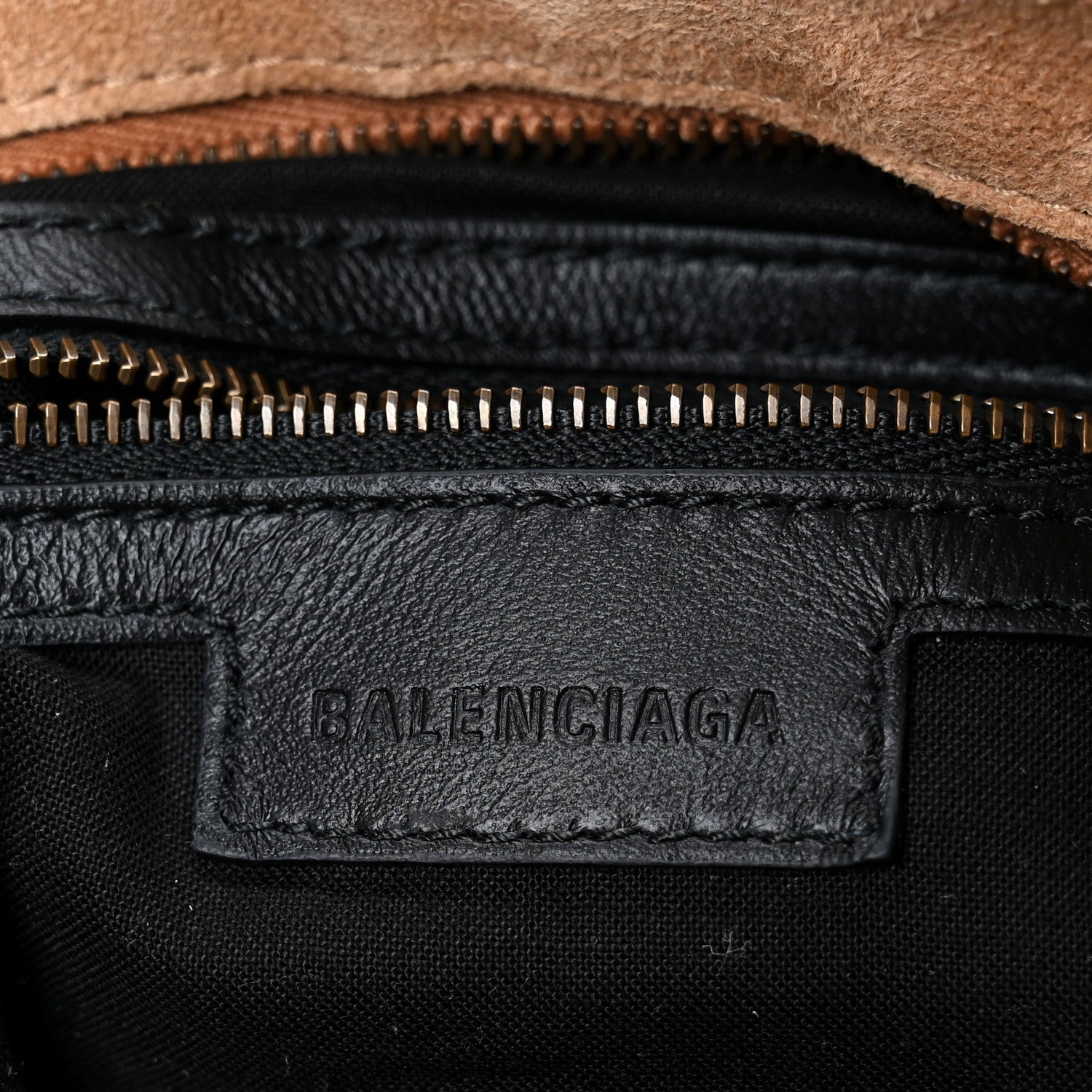 Balenciaga Waxed Suede Calfskin Classic Hardware Medium Le City Camel 5 of 9