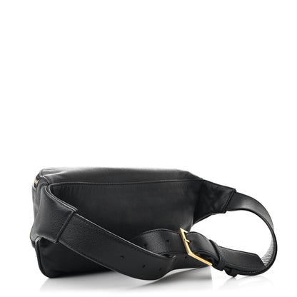 Saint Laurent Grain De Poudre Monogram Belt Bag Black 3 of 10