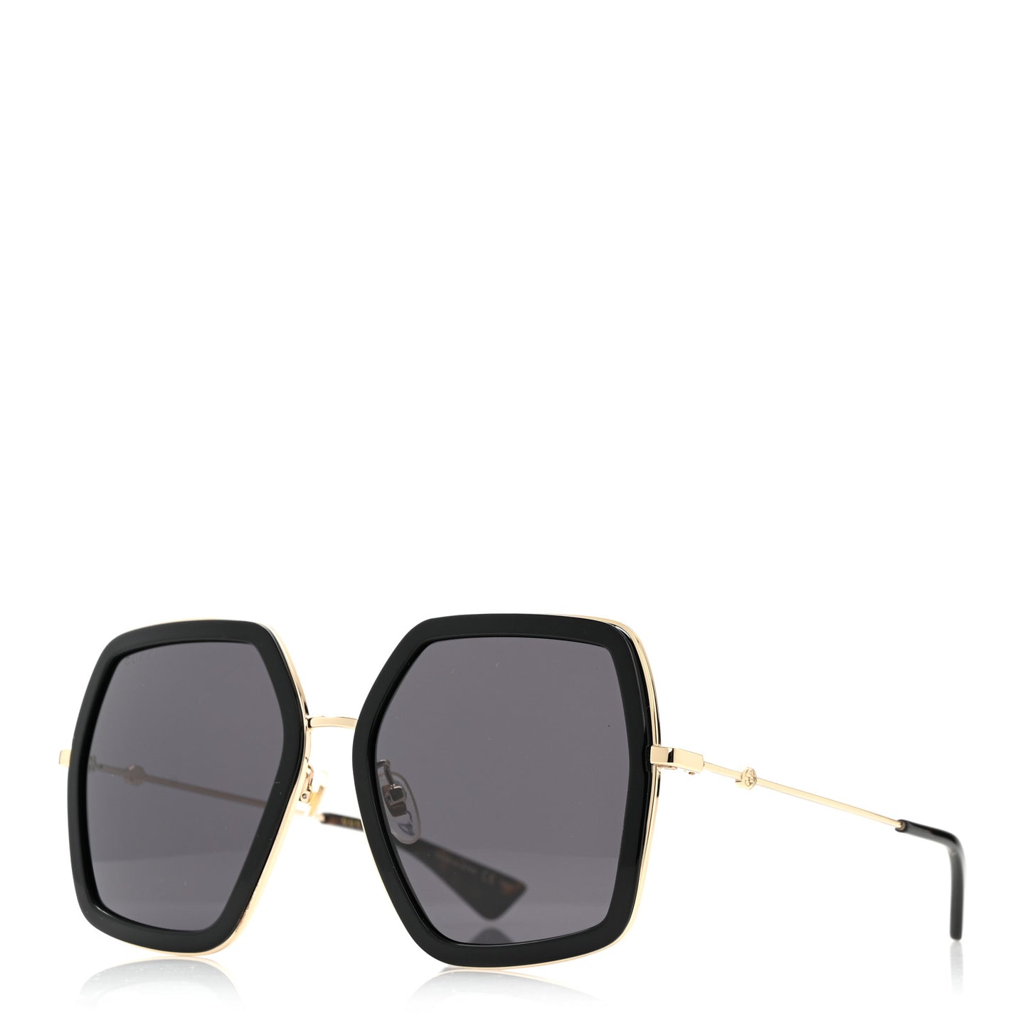 Acetate Oversize Square Frame GG0106S Sunglasses Black