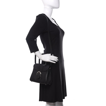 Delvaux Grained Calfskin Mini Brillant Satchel Black 2 of 9