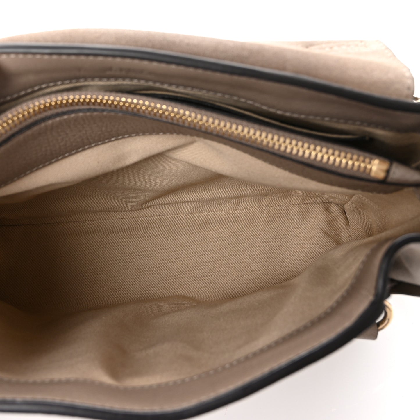 Calfskin Small Faye Day Shoulder Bag Motty Grey