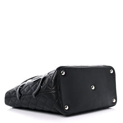 Chanel Calfskin Quilted Large Cambon Tote Black 4 of 12