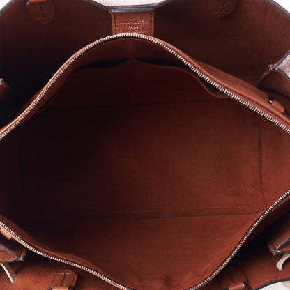 Louis Vuitton Calfskin Lockmeto Caramel Creme Black 6 of 7