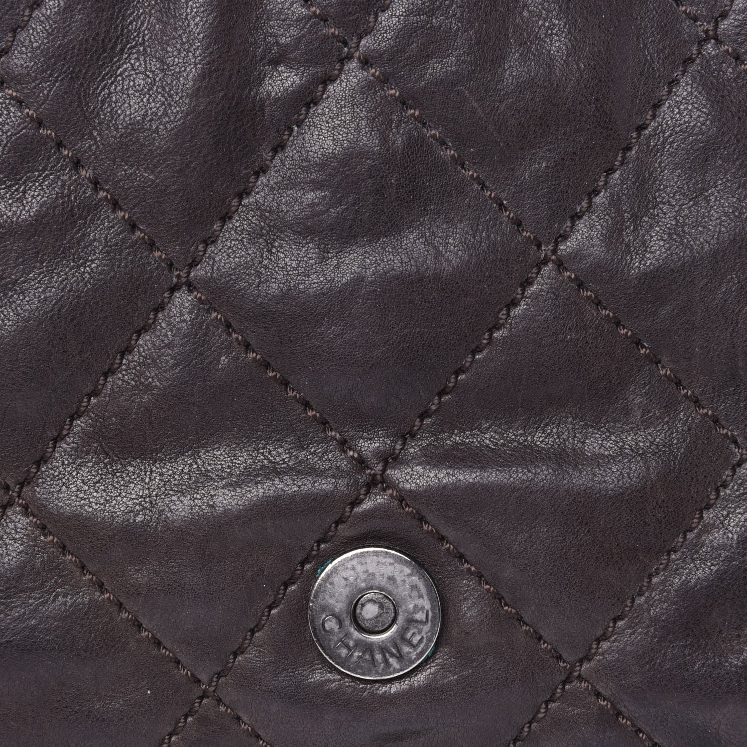 Chanel Calfskin Quilted Modern Chain Flap Brown 9 of 23