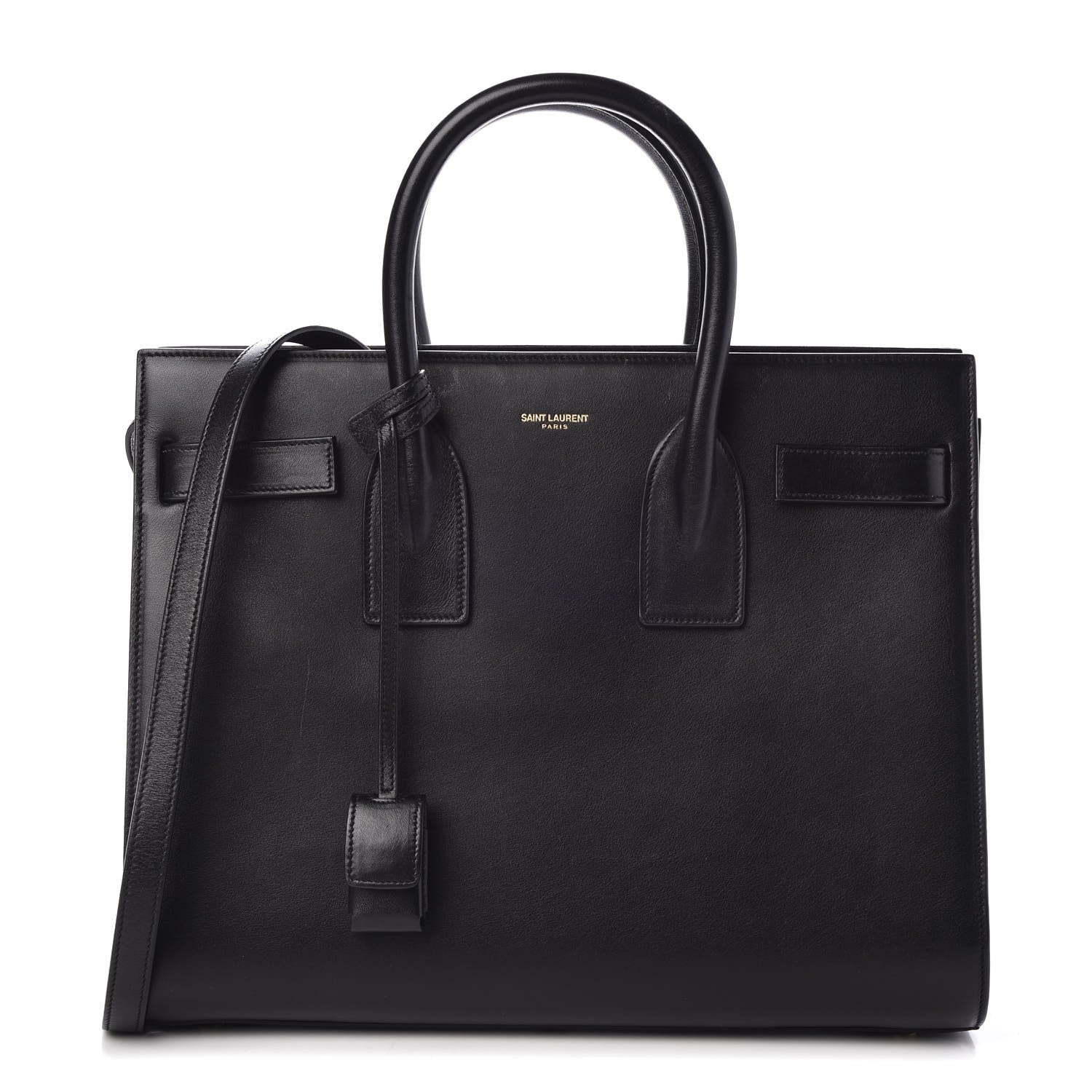 Saint Laurent Calfskin Small Sac De Jour Black 1 of 9