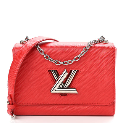 Louis Vuitton Epi Twist Shoulder Bag MM Coquelicot 3 of 12