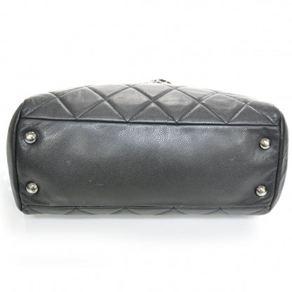 Chanel Caviar Quilted Large Cells Shopping Tote Black 4 of 10