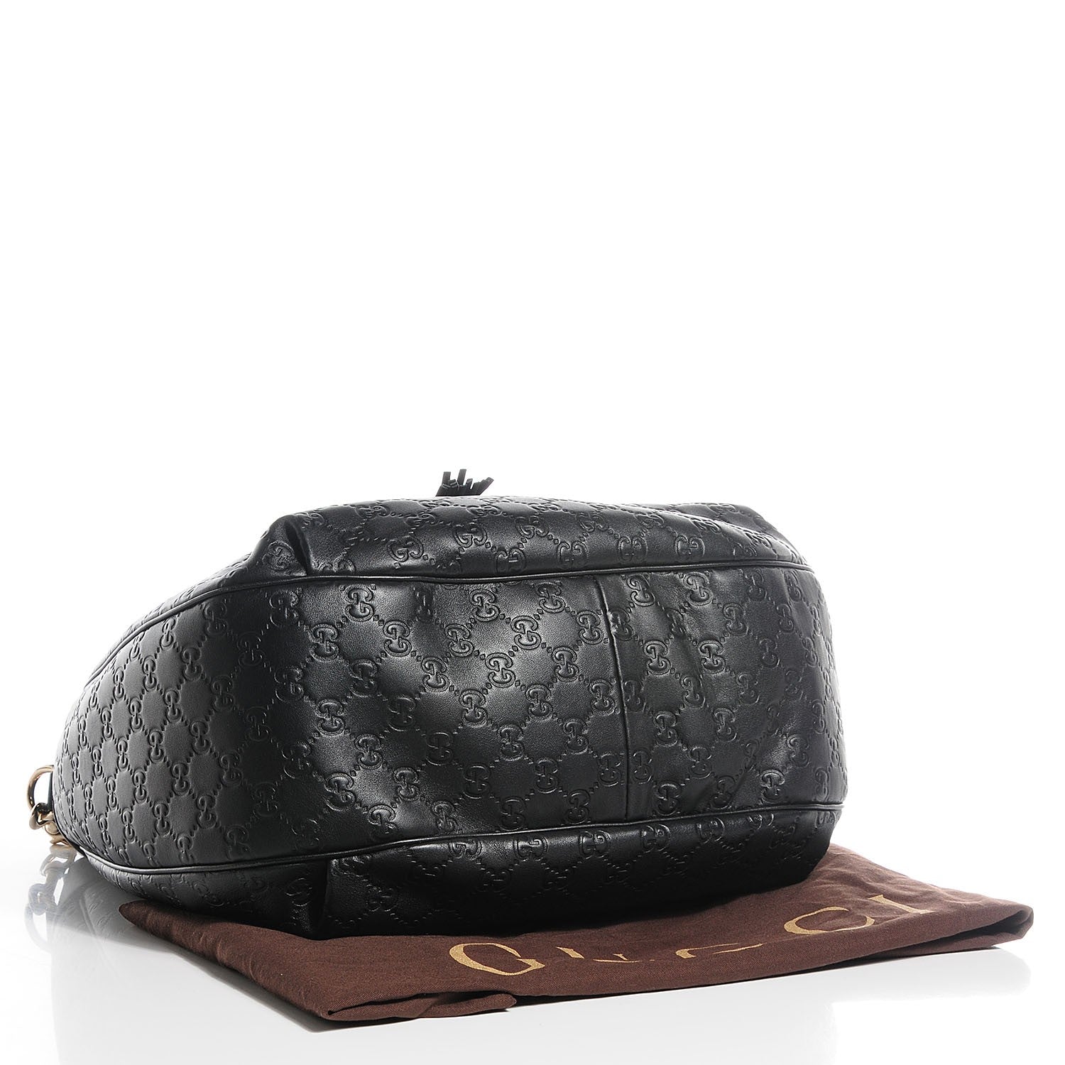 Gucci Guccissima Medium Emily Hobo Black 4 of 7