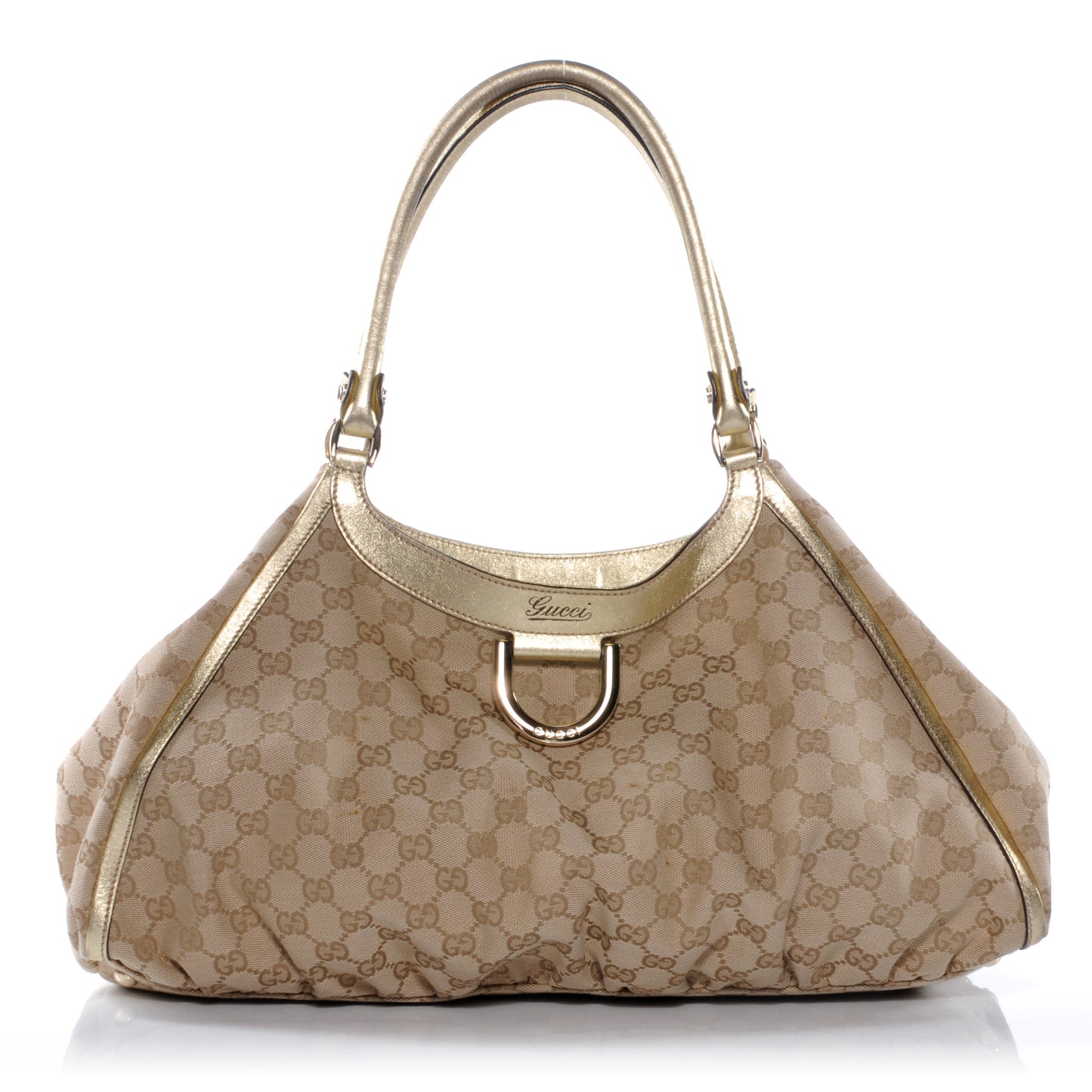 Monogram D Gold Hobo Metallic