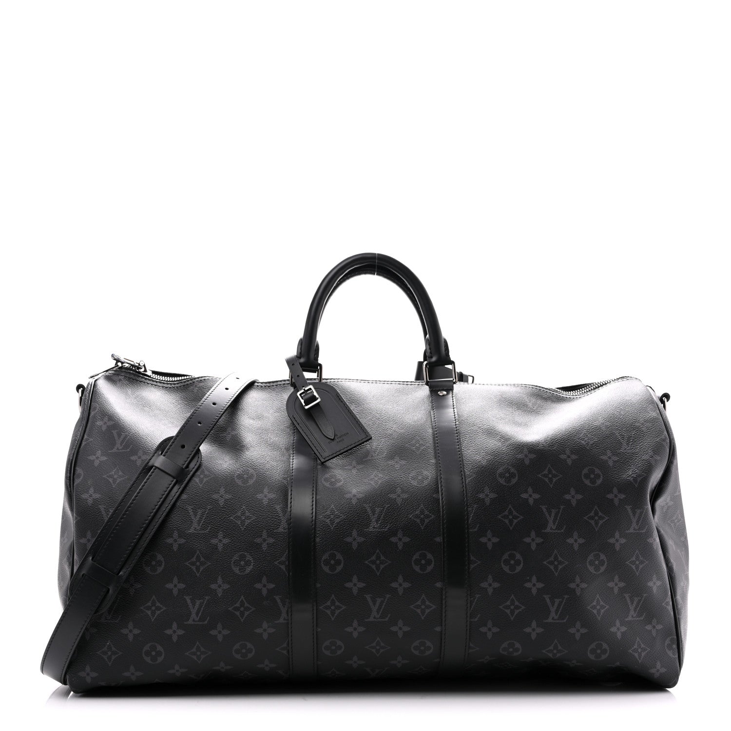 Louis Vuitton Monogram Eclipse Keepall Bandouliere 55 1 of 10