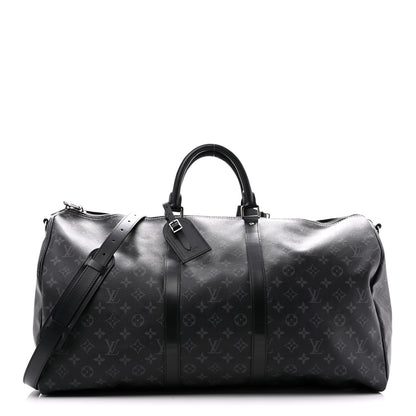 Louis Vuitton Monogram Eclipse Keepall Bandouliere 55 1 of 10