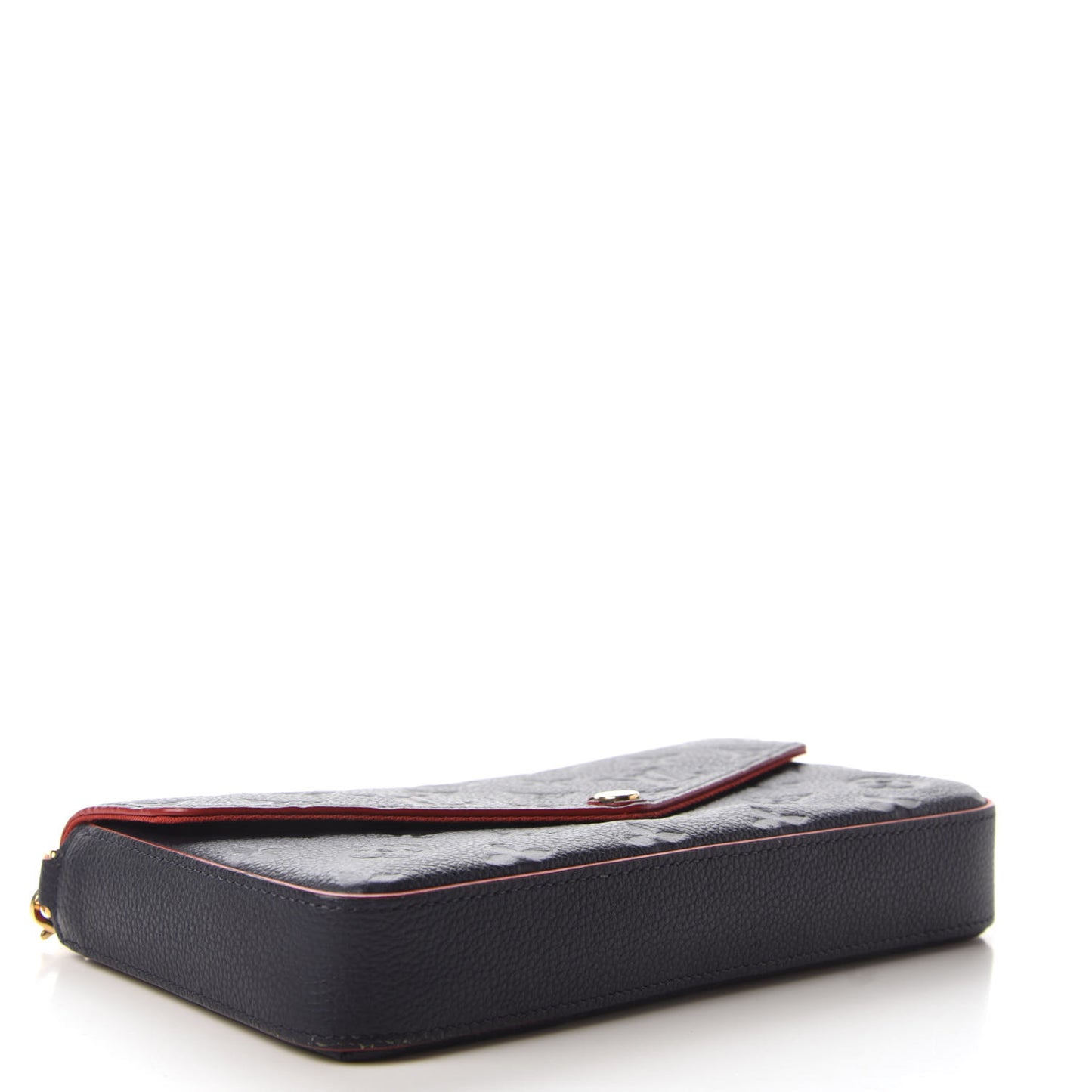 Empreinte Pochette Felicie Chain Wallet Marine Rouge