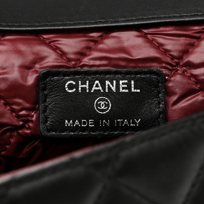 Chanel Lambskin Quilted Flap Cosmetic Case Black 6 of 8