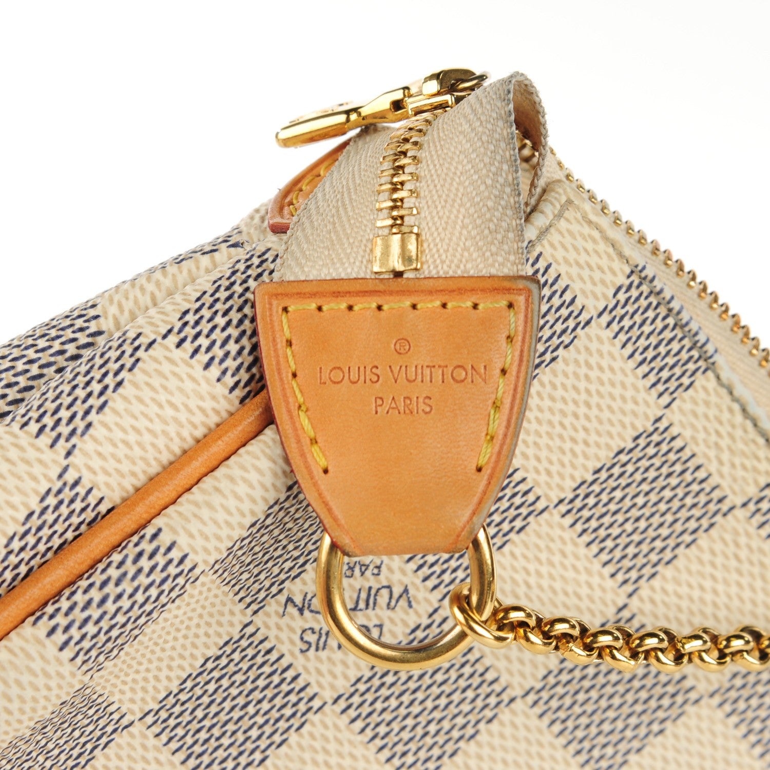 Louis Vuitton Damier Azur Eva Clutch 6 of 10