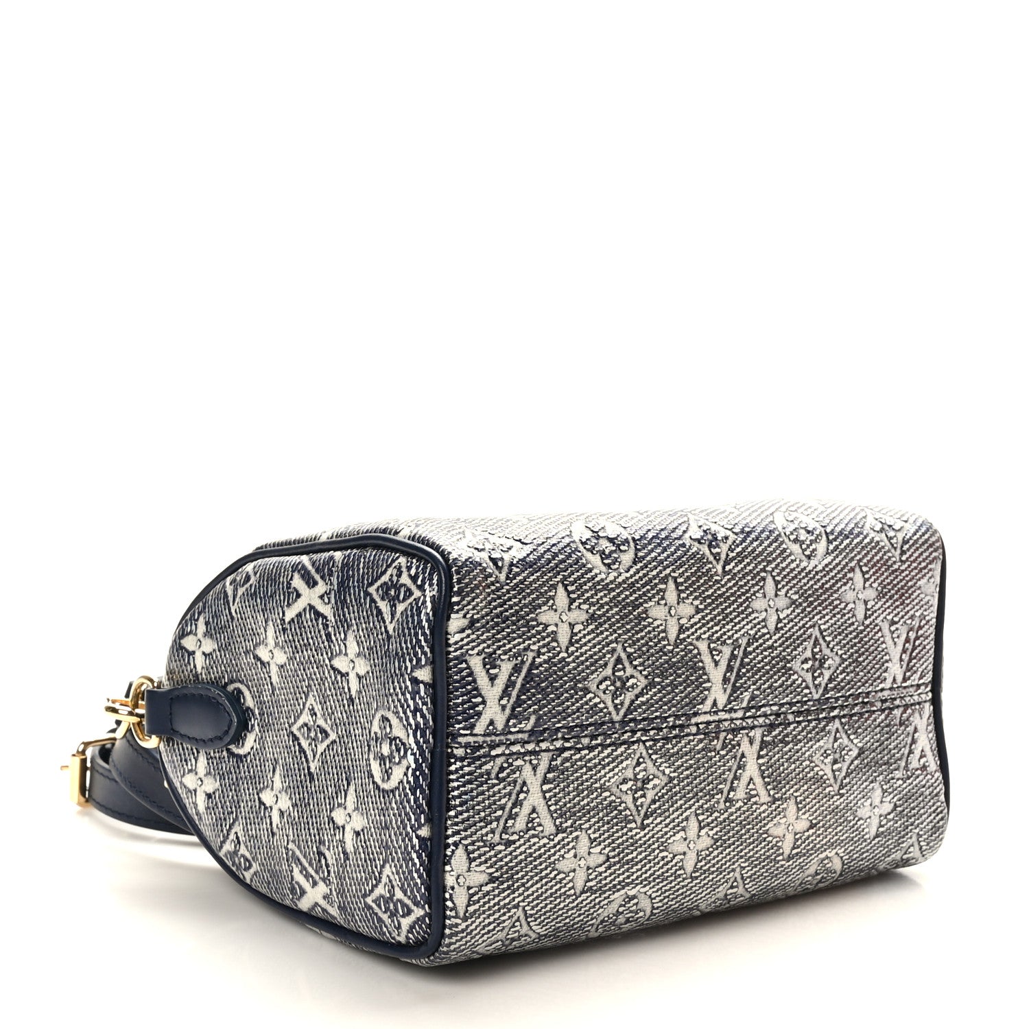 Louis Vuitton Monoglam Speedy Bandouliere 20 Blue 3 of 8