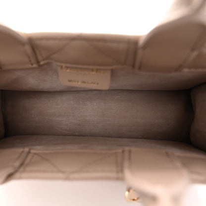 Christian Dior CHRISTIAN DIOR Calfskin Macrocannage Mini Book Tote Trench Beige 5 of 10