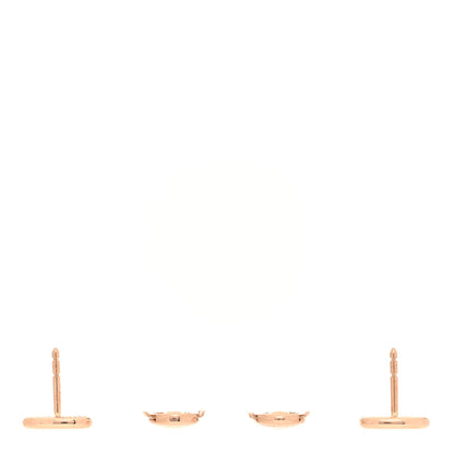 Hermes 18K Rose Gold TPM Farandole Stud Earrings 3 of 5