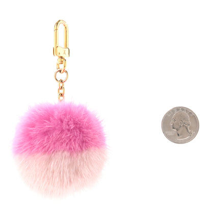 Louis Vuitton Mink Fluo Bubble Bag Charm Key Holder Pink 2 of 4