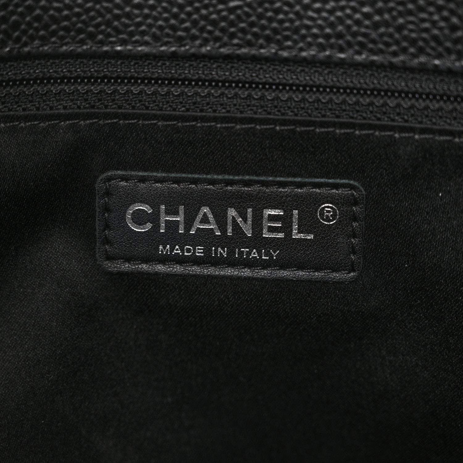 Chanel Caviar Quilted Grand Shopping Tote GST Black 6 of 15